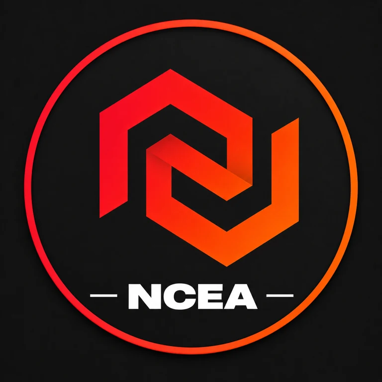 Круглый логотип NCEA